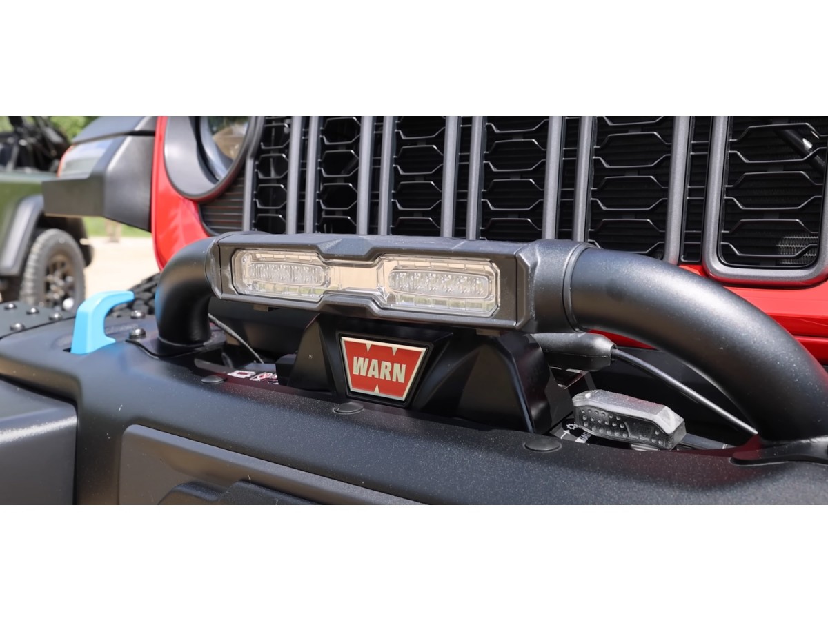 Authentic Mopar Off Road Grille Guard / Winch Guard With Integrated